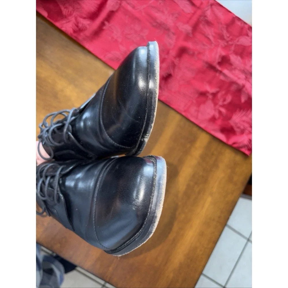 Johnston & Murphy Mens Sz US 12 M Cap‎ Toe Oxford Black Leather Shoes 59 -11567